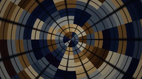 Abstract pattern in circular motion with dark and light Stock Footage 338166313