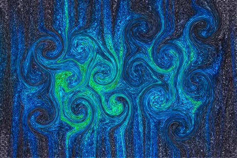 Abstract pattern of circular or wavy shapes. Stock Photos