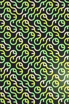 Abstract Pattern with Clock Icons 스톡 일러스트