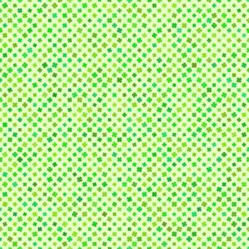 Abstract pattern clover green Stock Illustration