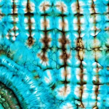 Abstract pattern of cold painted batik Stock Photos