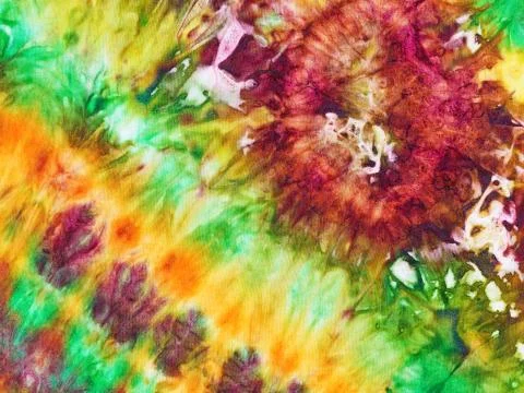 Abstract pattern of cold painted batik Stock Photos