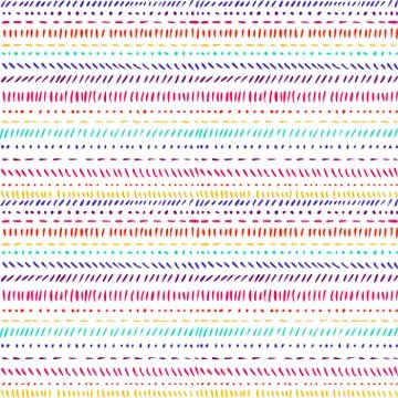 Abstract pattern with color hand drawn strokes artistic cover fr Stock Illustration