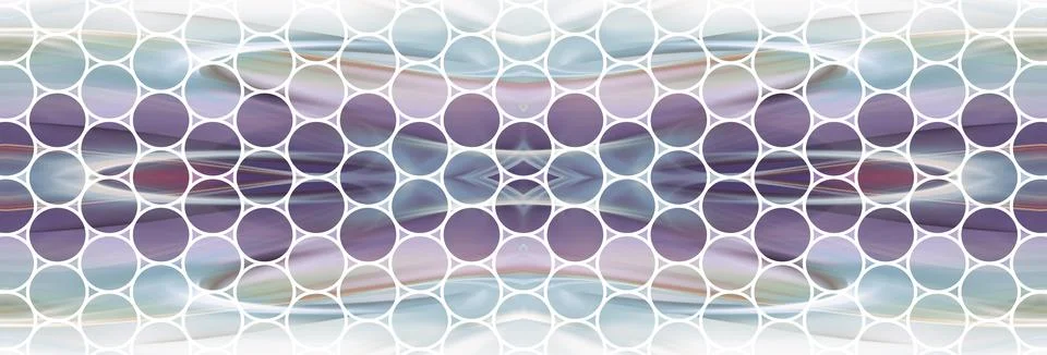 An abstract pattern of colored circles is arranged in a grid. 스톡 일러스트