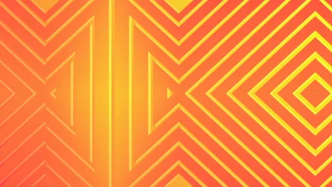 Abstract pattern of colored geometric shapes. 3d rendering loop animation Stock Footage 121093532