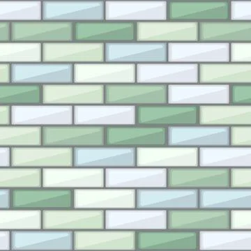 Abstract pattern with colorful brick elements イラスト素材