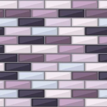 Abstract pattern with colorful brick elements Illustrazione stock
