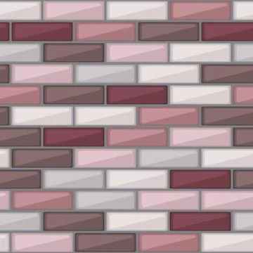 Abstract pattern with colorful brick elements Stock Illustration