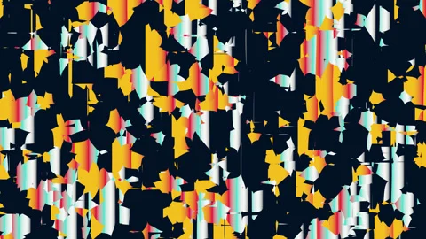 Abstract pattern with colorful confetti. Stock Footage 245088016