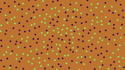 Abstract pattern with colorful dots on brown background イラスト素材