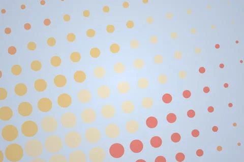 Abstract pattern of colorful dots on a light background Stock Photos