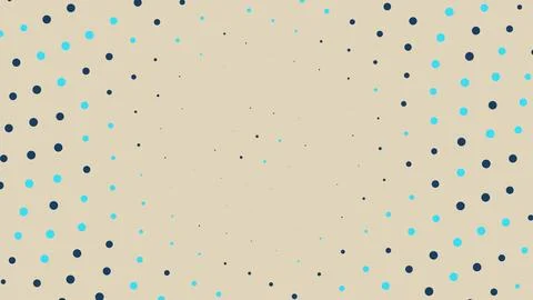 Abstract pattern of colorful dots on neutral background Stock Illustration