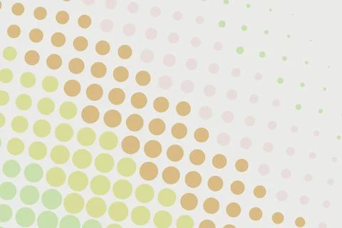Abstract pattern of colorful dots on a white background Stock Photos