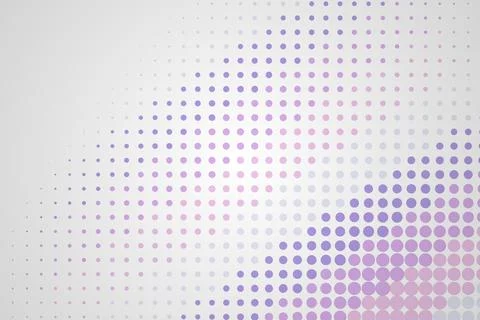 Abstract pattern of colorful dots on white background Stock Photos