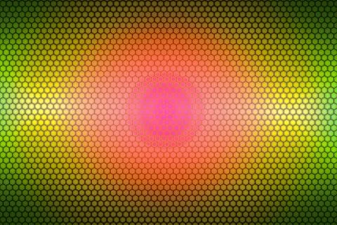 Abstract pattern of colorful in the form of honeycomb Stock Illustration