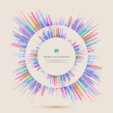 Abstract pattern of colorful lines for cover presentation. 스톡 일러스트