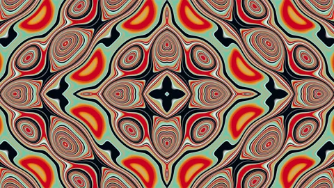 Abstract pattern with colorful ornament. Stock Footage 239660346