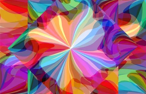 Abstract pattern of colorful soap bubble fantasy Stock Illustration