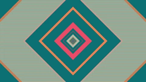 Abstract Pattern With Colorful Squares Animated On The Surface Video stock 127078392