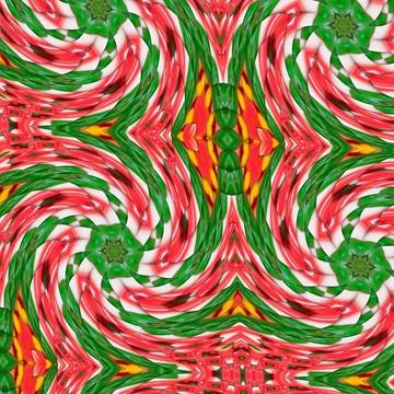 Abstract pattern of colorful swirling elements Stockillustratie