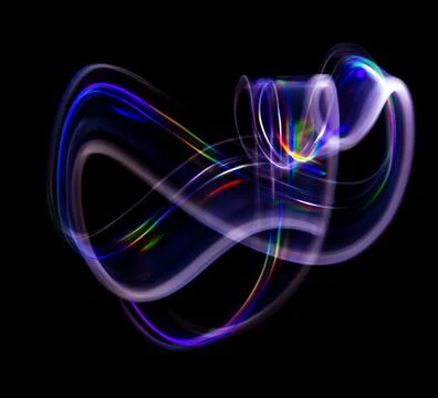 Abstract pattern with the colors of the rainbow. Sore curved lines. Equal rig Illustrazione stock