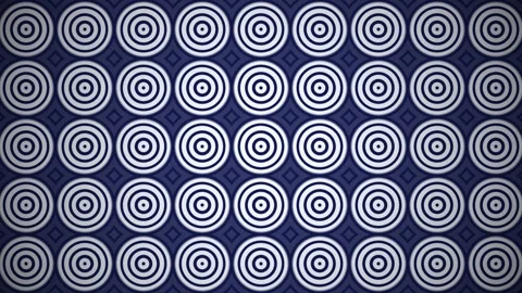Abstract pattern with concentric circles in dark and light Stock Footage 338323470