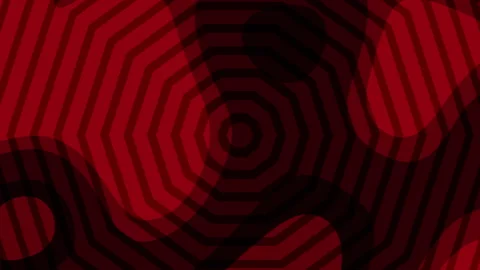 Abstract pattern of concentric hexagons adds a modern touch to backgrounds Vidéo 334389327