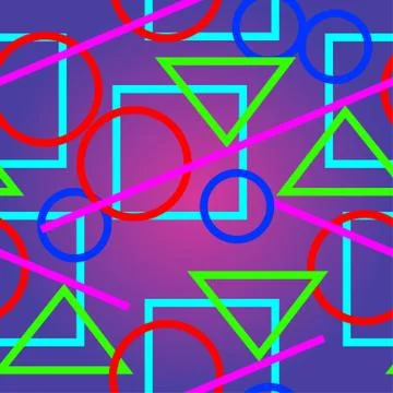 Abstract pattern consisting of geometric shapes. 스톡 일러스트