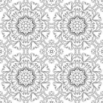 Abstract pattern, contours Stock Illustration