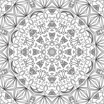 Abstract pattern, contours Stock Illustration