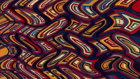 Abstract Pattern with Curved Lines Stock Footage 289121698