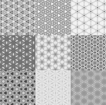 Abstract pattern design background from geometric shape Stock Photos