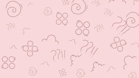 Abstract Pattern Design with Geometric Shapes and Swirls. Stock Footage 321847147