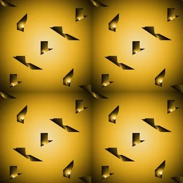 Abstract pattern design in yellow gradient colors, background and texture 스톡 일러스트