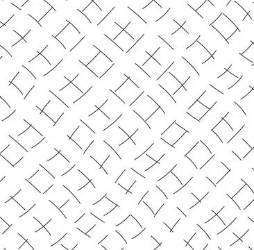 An abstract pattern of discontinuous parallel lines. Black geometric lines. Stockillustratie