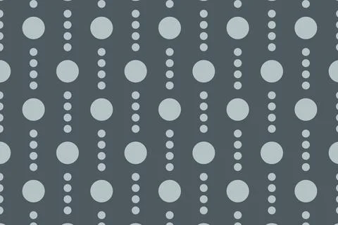 Abstract pattern with dots and circles vertical lines Stock Illustration