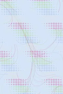 Abstract Pattern with Dots and Curves Stock Photos