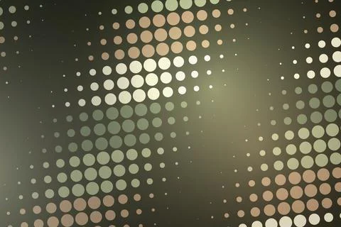 Abstract pattern of dots on dark background with light Stock Photos