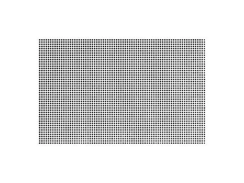 Abstract pattern of dots forming a grid on white background. イラスト素材