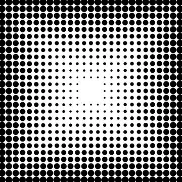 Abstract pattern with dots. Modern black and white texture. Geometric background Illustrazione stock