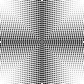 Abstract pattern with dots. Modern black and white texture. Geometric backgro 스톡 일러스트