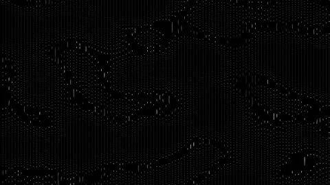 Abstract Pattern dots particles wave white and black line background poster Video stock 337350958