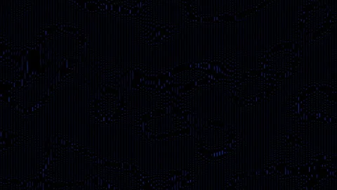 Abstract Pattern dots particles wave white and black line background poster Stock Footage 337351891