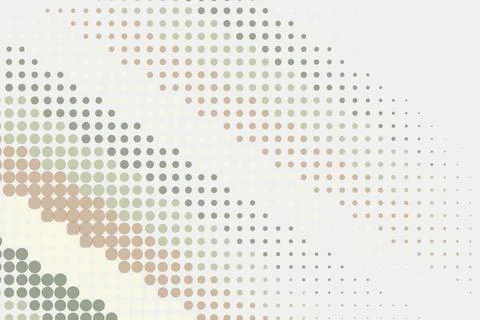 Abstract pattern of dots with soft beige and gray colors Stock Illustration