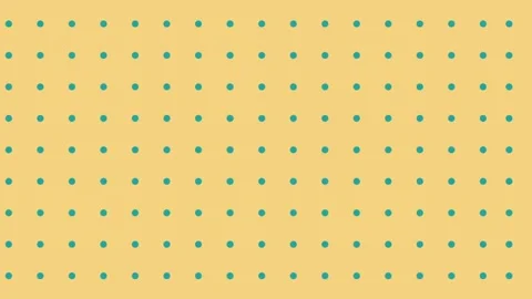 Abstract Pattern of Dots on Yellow Background Seamless Design. 스톡 동영상 320469759