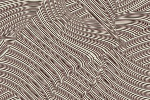 Abstract pattern effect waves canvas with lines background Stock Illustration