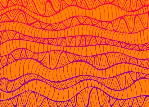 Abstract pattern, ethno style, stylish pattern, gradient pink purple color li Stock Illustration