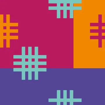 Abstract pattern expressive shape ornaments graphical design Illustrazione stock