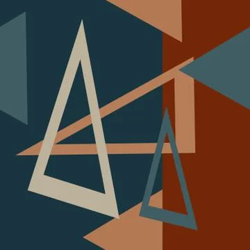 Abstract pattern expressive shape ornaments graphical design Stock Illustration