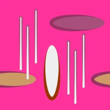 Abstract pattern expressive shape ornaments graphical design Stock Illustration